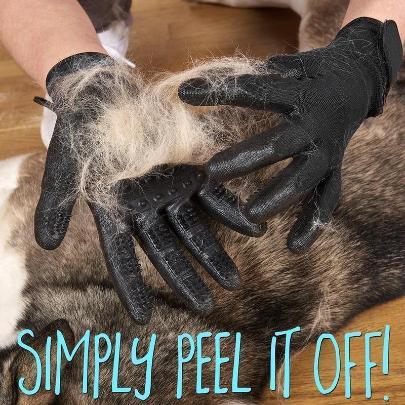 Hirundo® Pet Grooming Gloves For Cats, Dogs & Horses - ( 1 pair )