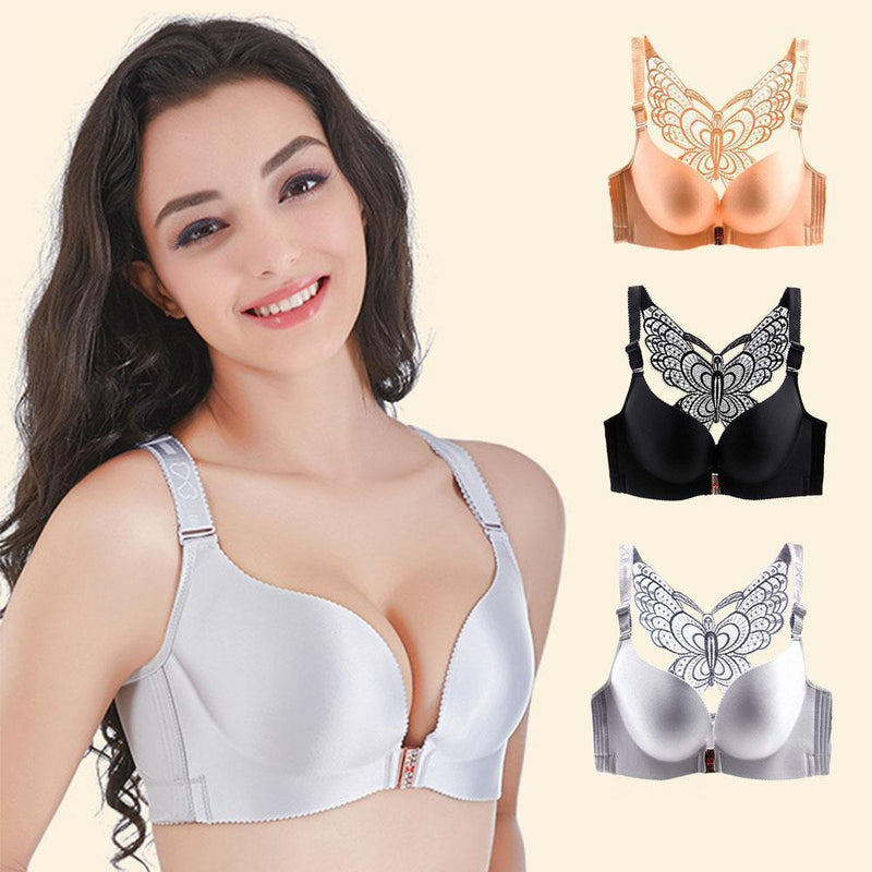Seamless Front Closure Butterfly Bra