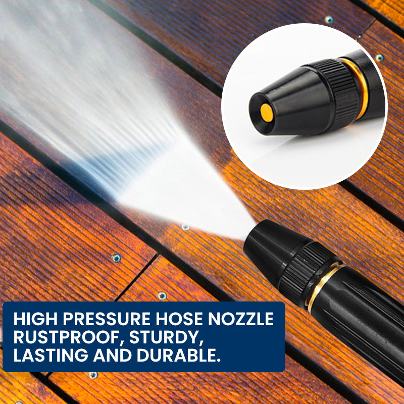 Saker Heavy Duty Adjustable Twist Hose Nozzle Jet Sweeper Nozzle