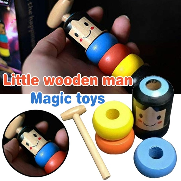Unbreakable Wooden Man Magic Toy