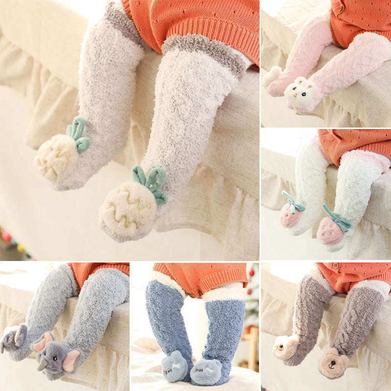 Baby Winter Fluffy Fuzzy Slipper Socks